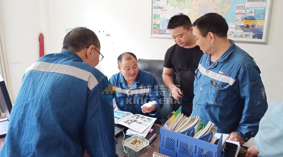 和记娱乐特瓷赴四川某水泥厂现场勘察以及技术交流