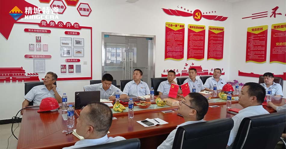 和记娱乐特瓷党支部组织寓目庆祝中国共产党建立100周年大会现场直播