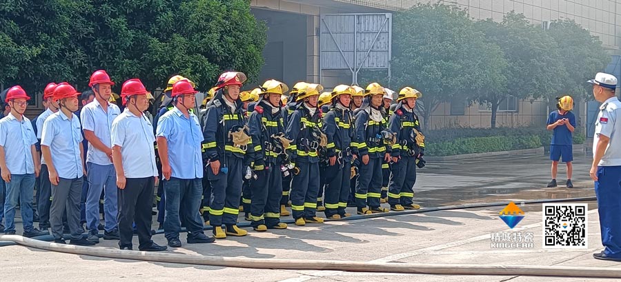 和记娱乐起劲配合消防联合演练，，，，，，共筑清静生产防地