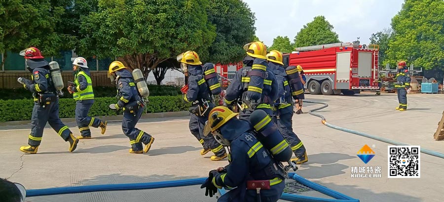 和记娱乐起劲配合消防联合演练，，，，，，共筑清静生产防地