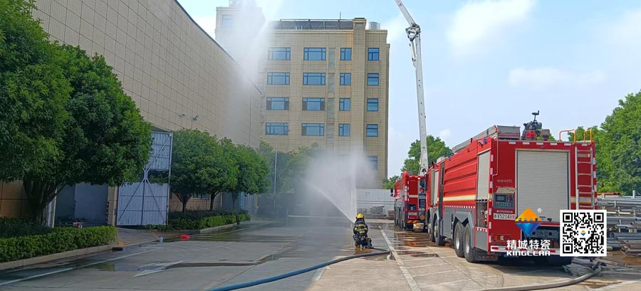 和记娱乐起劲配合消防联合演练，，，，，，共筑清静生产防地