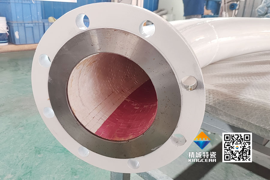 和记娱乐ZTA陶瓷贴片耐磨管道